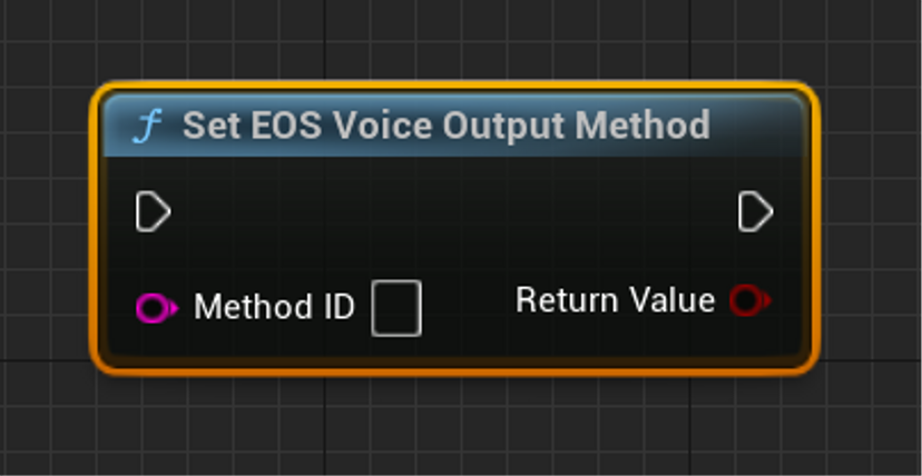 Set Output Method