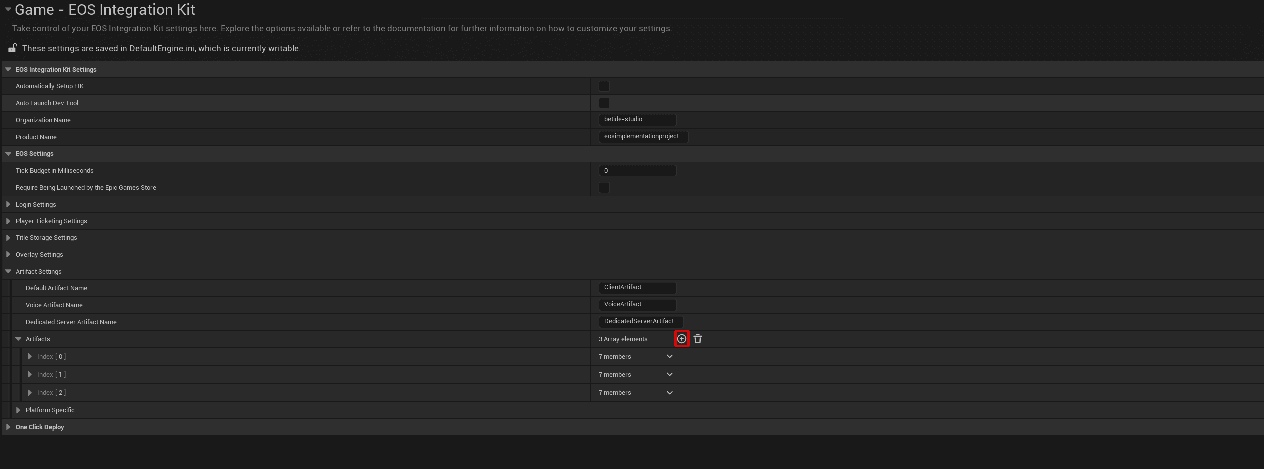 Add Artifact