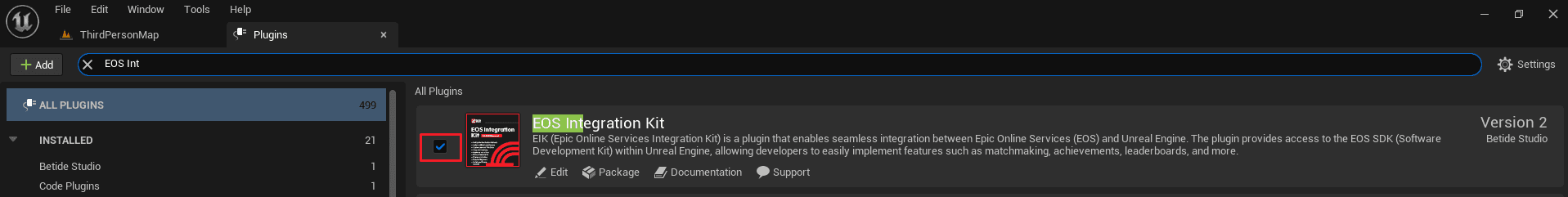 Enable Plugin