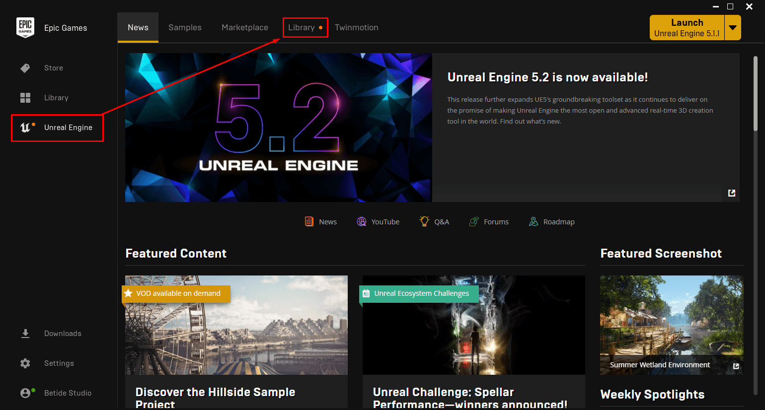Epic Games Launcher Library