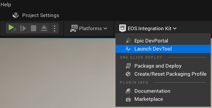 Launch DevTool