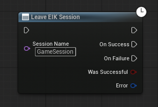 Destroy EIK Session node