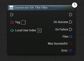 Enumerate Title Files node