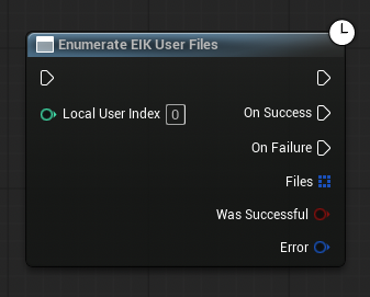 Enumerate User Files node