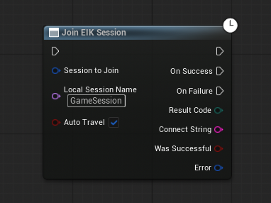 Join EIK Session node