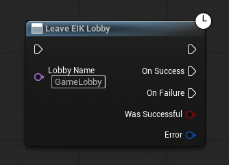 Leave EIK Lobby node