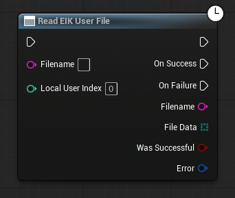 Read User File node