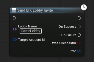 Send Lobby Invite node