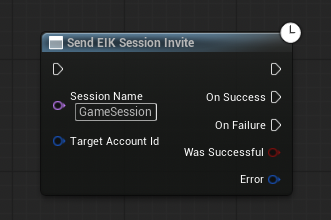 Send Session Invite node