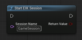 Start EIK Session node
