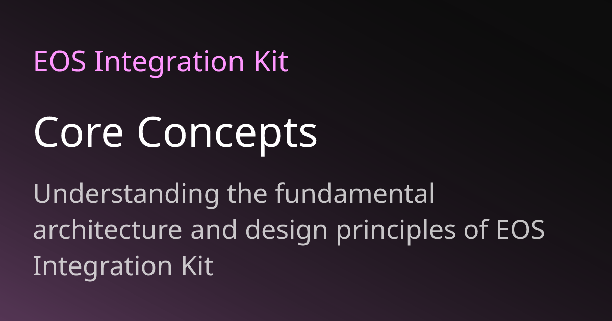 Core Concepts